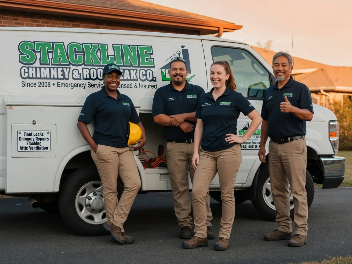 Chimney flashing repair company in Ferris, TX